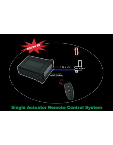 12 Volt remote control for electric actuator IP 66