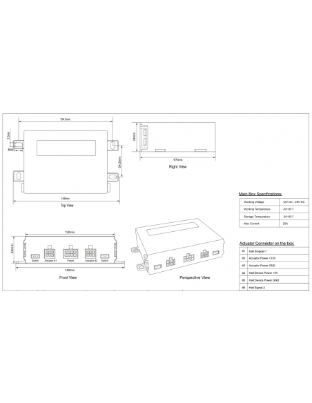 Systemes de Synchronisation de deux Vérins à effet hall