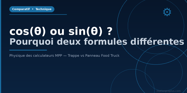 Pourquoi deux formules différentes simulateur