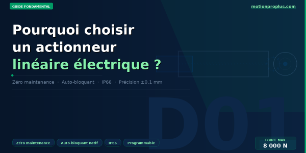 Pourquoi choisir un actionneur linéaire électrique ?